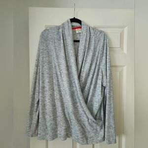 Gray Soma Women's Wrap Top XXL